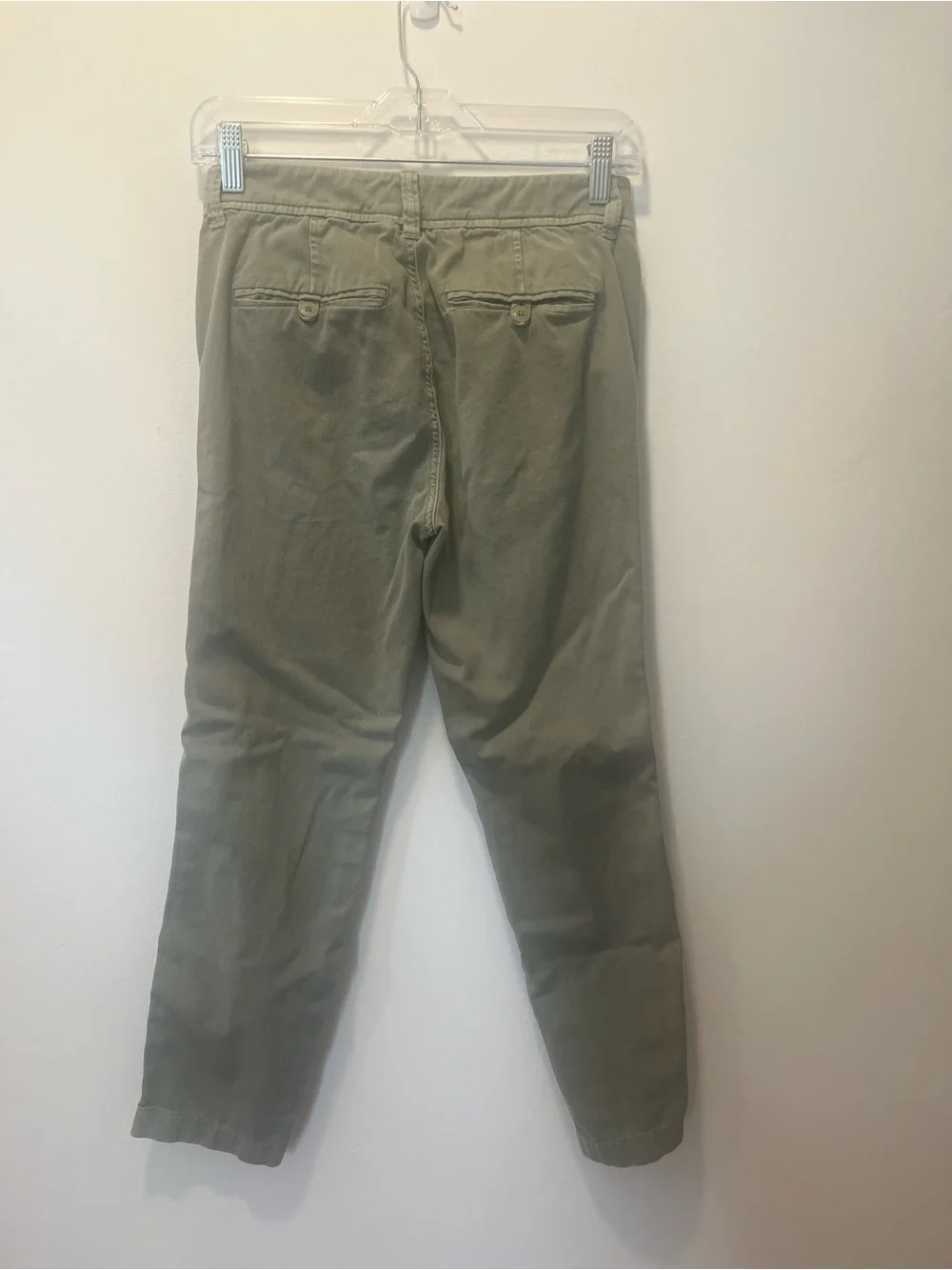 Casual Olive Green J Crew Chino Pants